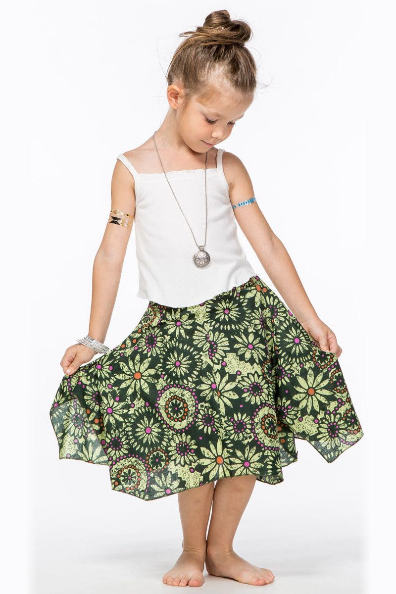Юбочка с цветами Весна