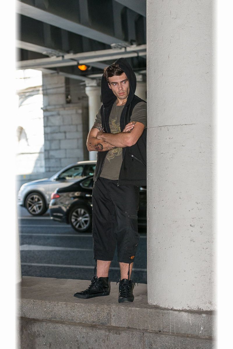 Авторские мужские шорты Сенсей