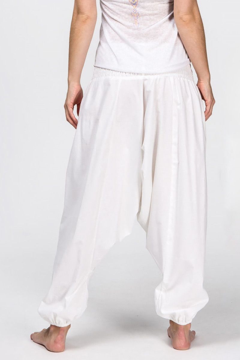 Белые свободные штаны «Пиерис»