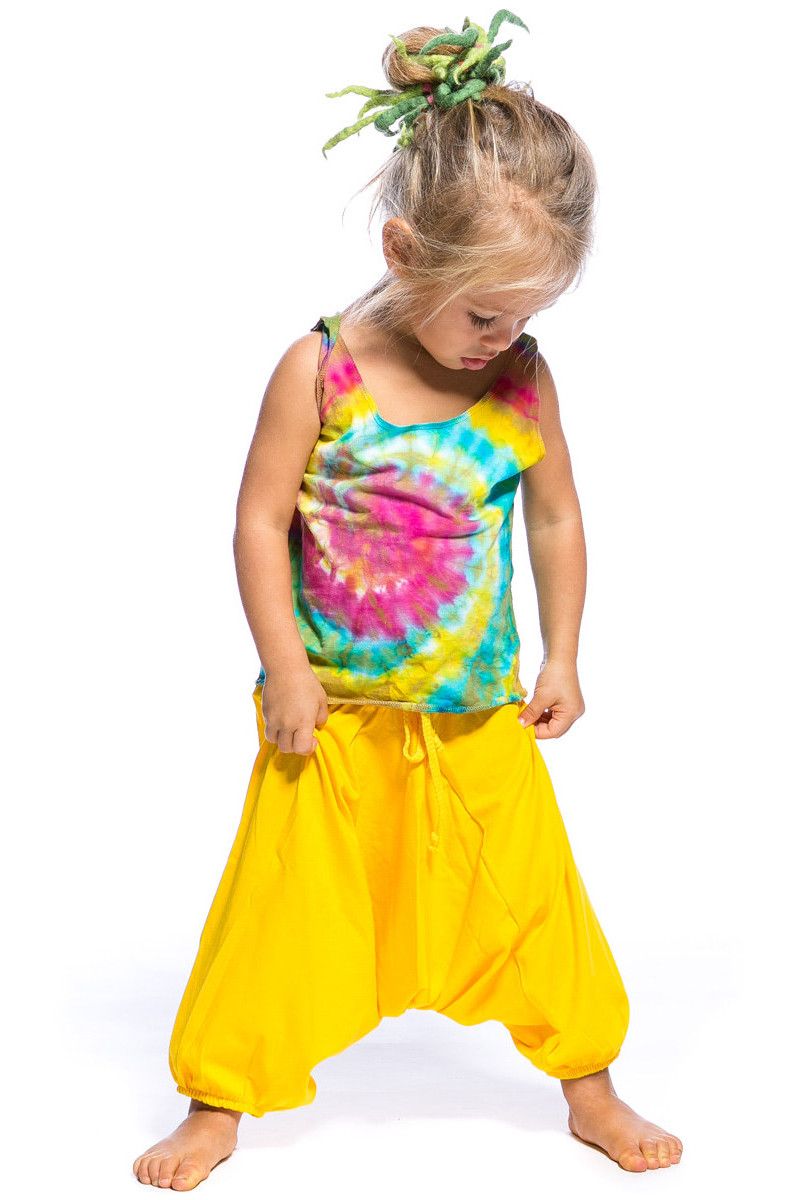 Детские жёлтые штаны Солнышко