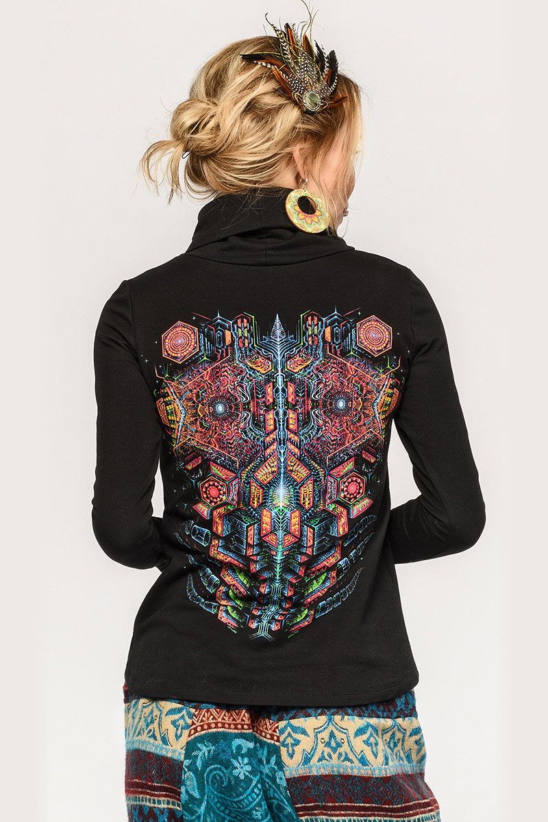 Заколка перьевая Махаон