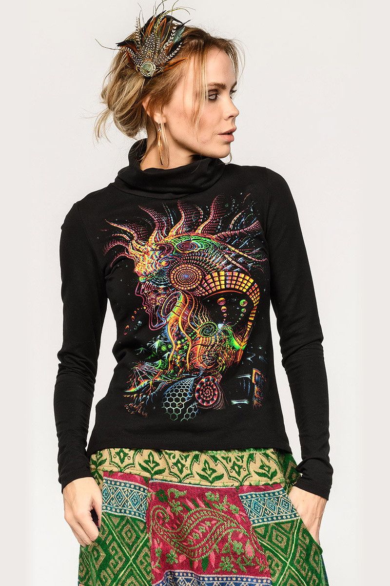 Заколка перьевая Махаон