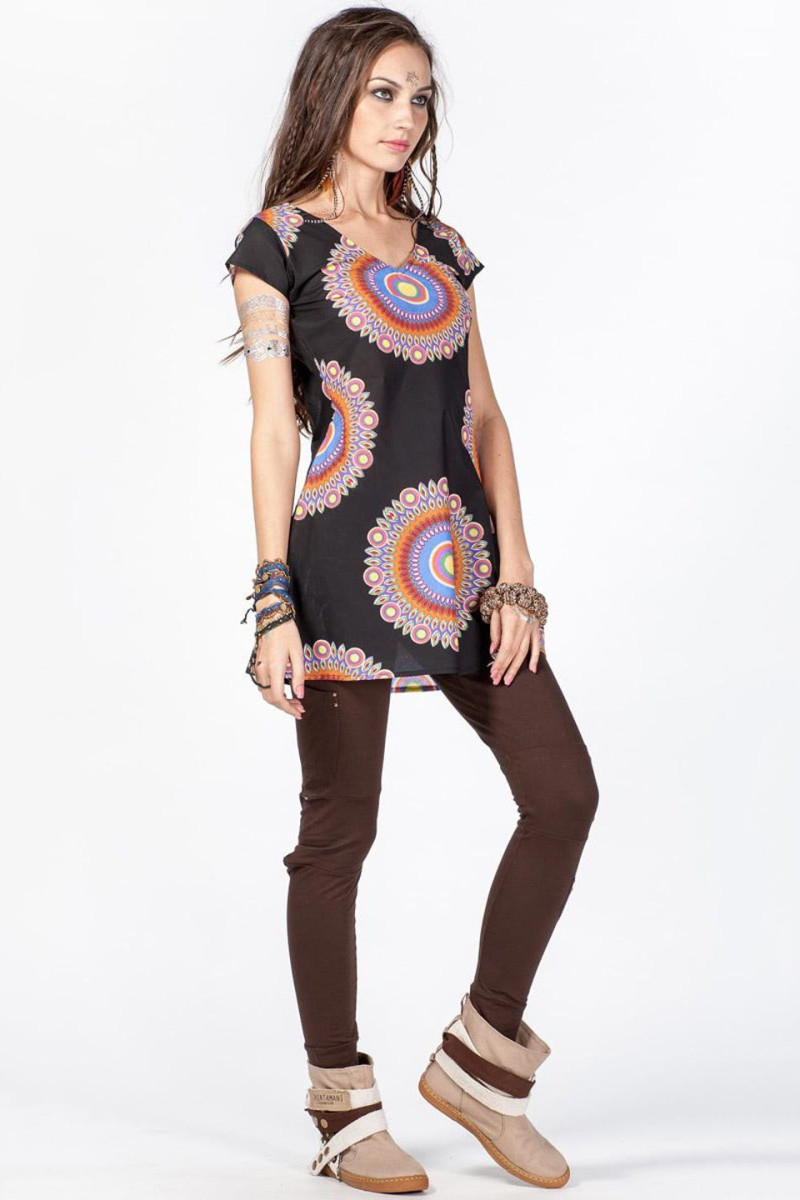 Женское платье-туника Мандалы