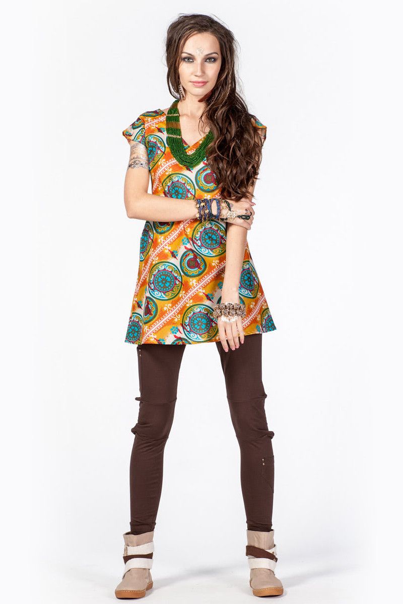 Платье-туника Парад планет