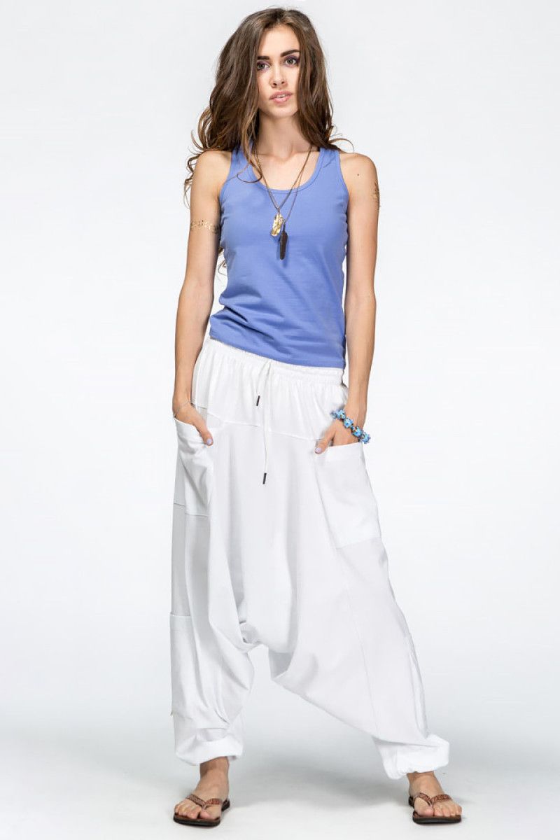 Шаровары белые Падме