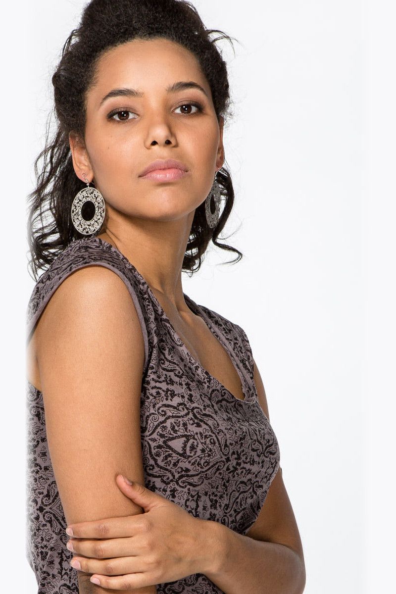 Круглые серьги Монте