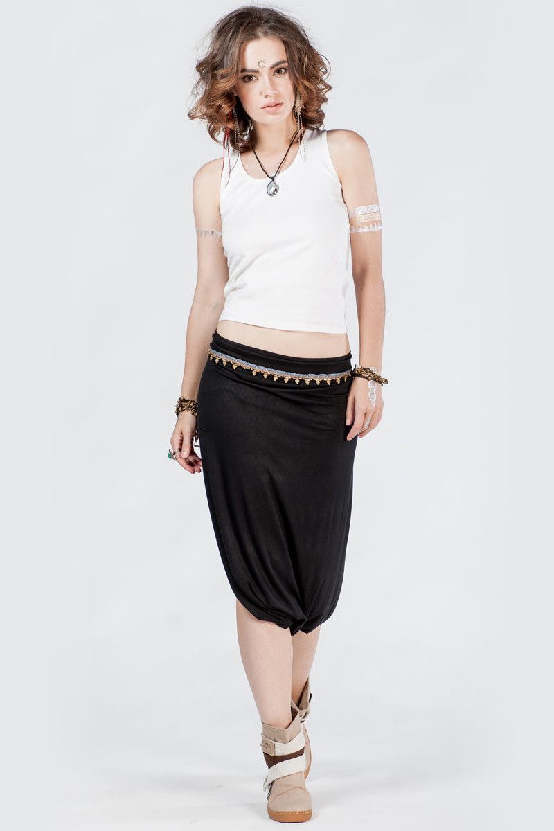 Восточные штаны Черная луна