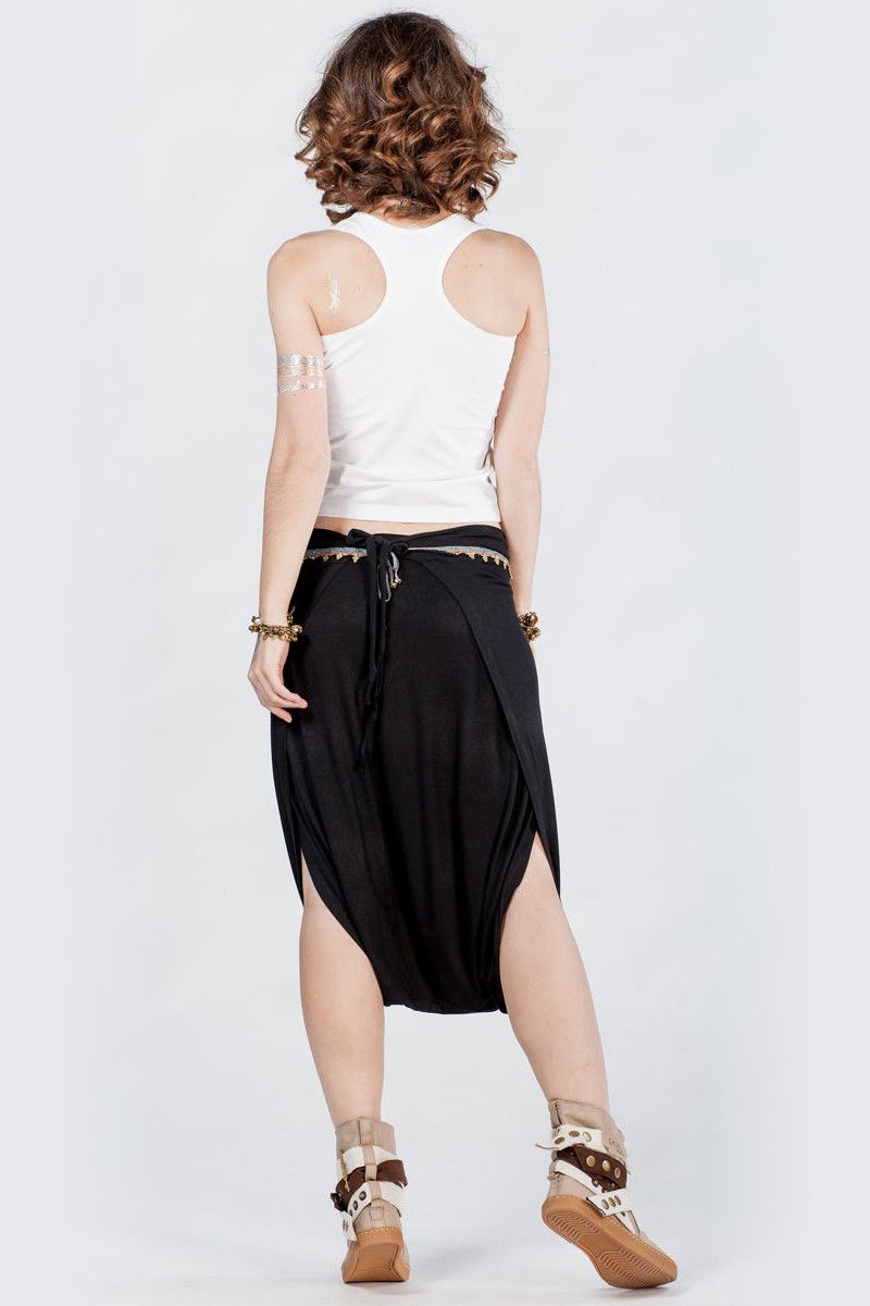 Восточные штаны Черная луна