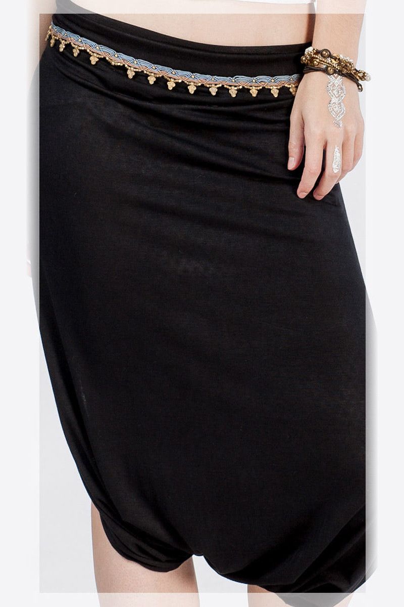 Восточные штаны Черная луна