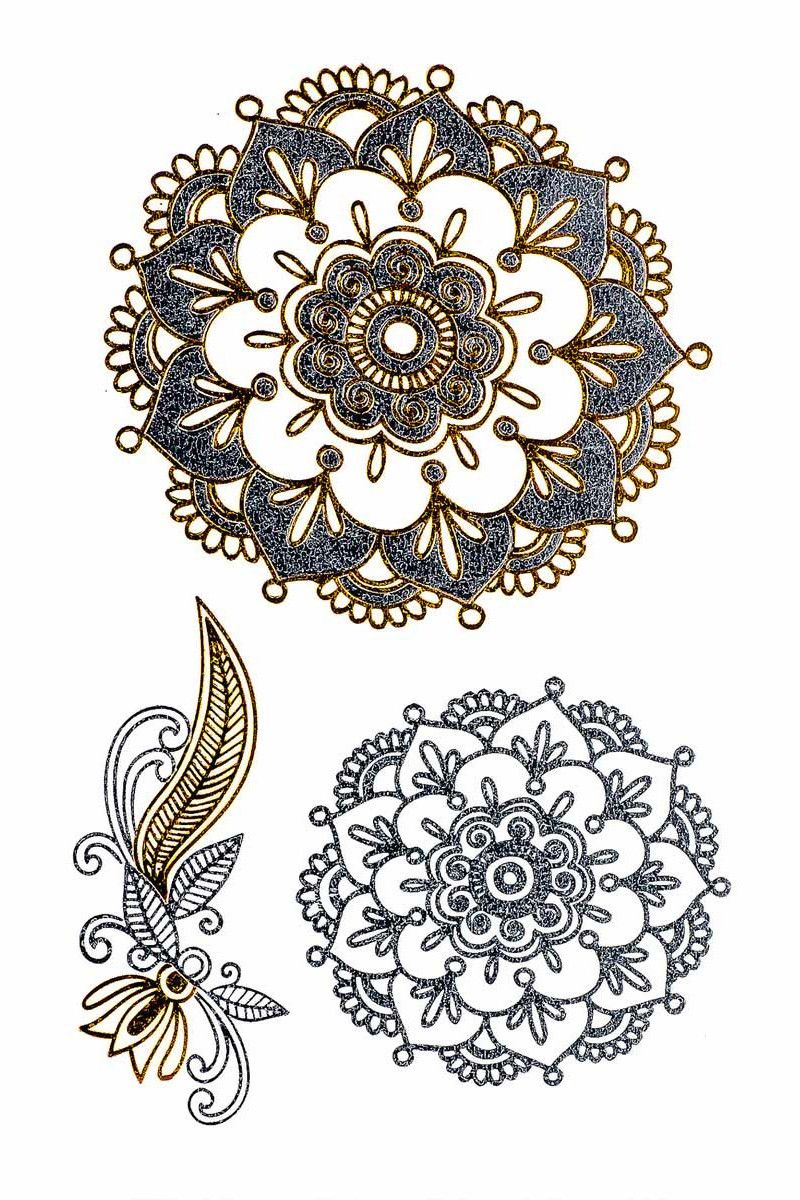 Наклейки на тело Чудные цветы