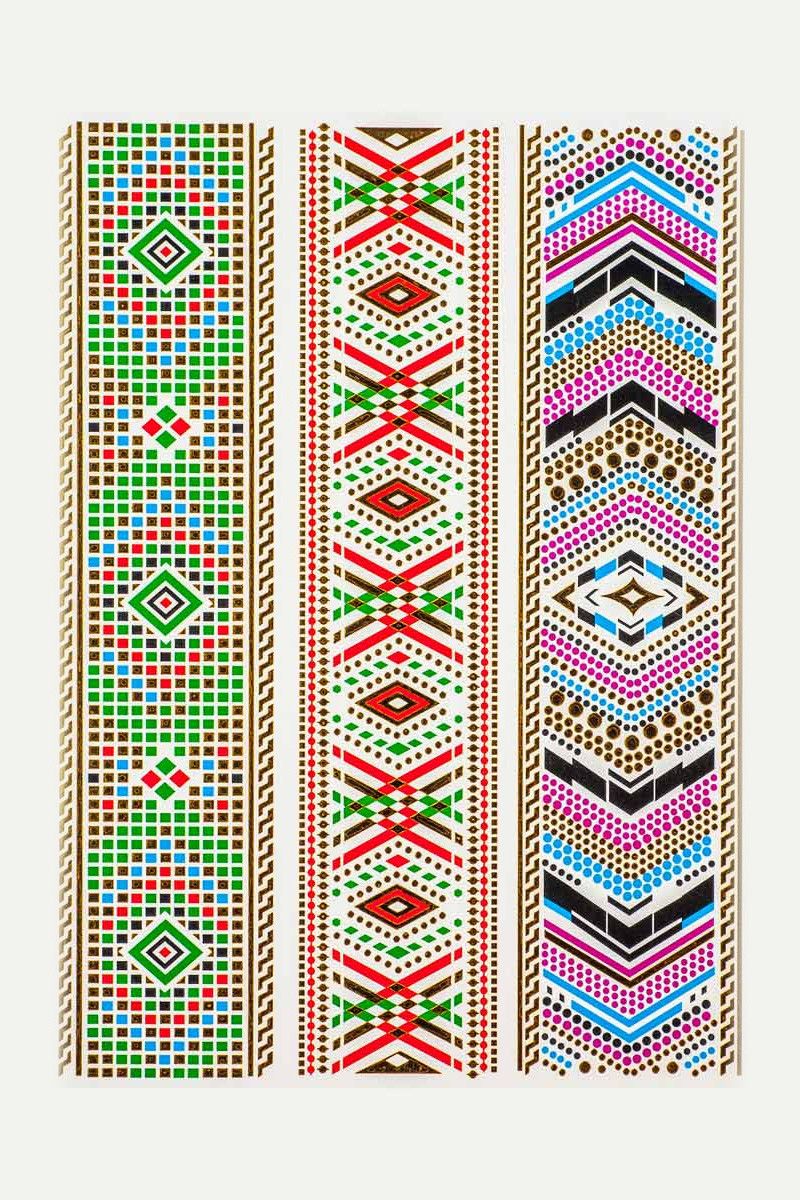 Флеш тату Мозаика времен