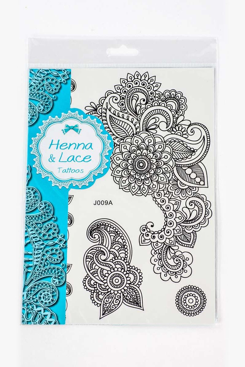 Флэш тату Космический цветок