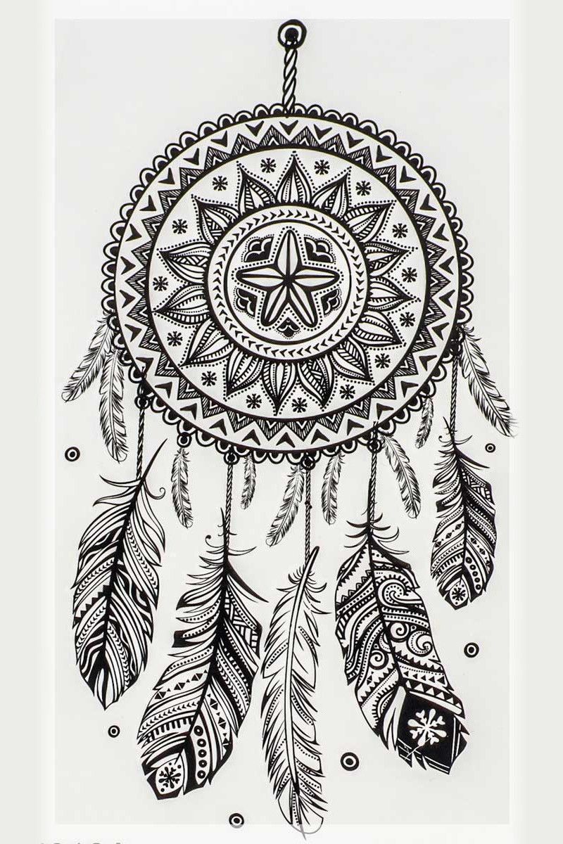 Флеш тату Ловец снов