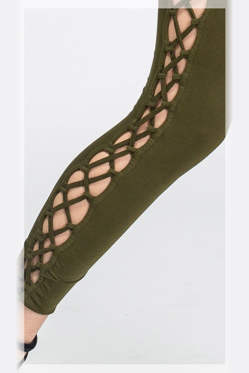 Леггинсы хаки Гибкая лиана