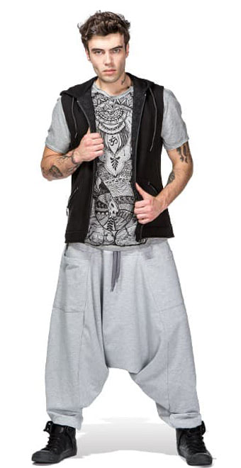 Мужские теплые штаны алладины